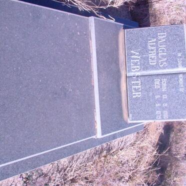 WEBSTER Dauglas Alfred 1900-1979