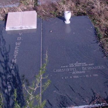 WESTHUIZEN Hendrik Adriaan, van der 1927-1977 :: VAN DER WESTHUIZEN Christoffel Bernardus 1955-1986 
