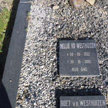 WESTHUIZEN Nellie, v.d. 1922-2001