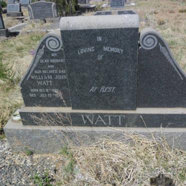WATT William John 1899-195?
