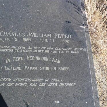 WALLIS Charles William Peter 1954-1982