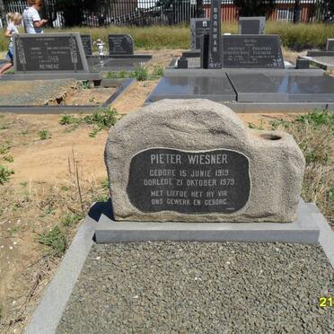 WIESNER Pieter 1919-1979