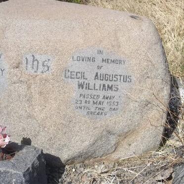 WILLIAMS Cecil Augustus -1953 &amp; Bertha May -1967