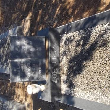 ZONNEKUS Anna Magritha Louisa formerly KLEYNHANS nee MOLLER 1917-1971