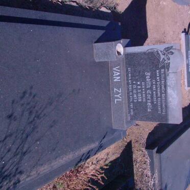 ZYL Judith Cornelia, van nee V.D. BERG 1899-1973