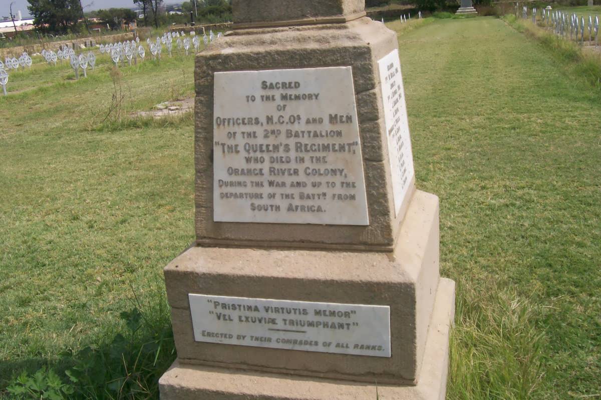 Memorial to Officers, NCO and Men of the 2nd Battalion