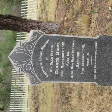 DODD George -1912 :: DODD Arthur -1918