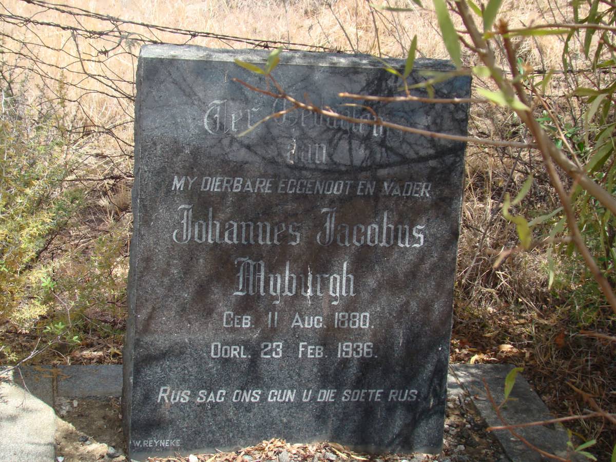 MYBURGH Johannes Jacobus 1880-1936