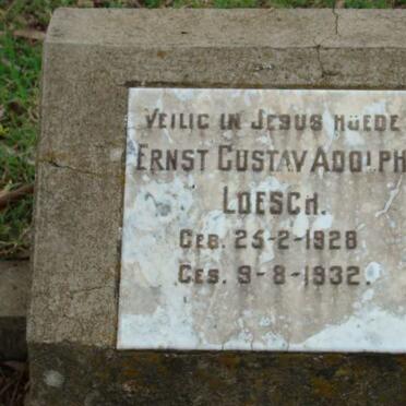 LOESCH Ernst Gustav Adolph 1928-1932