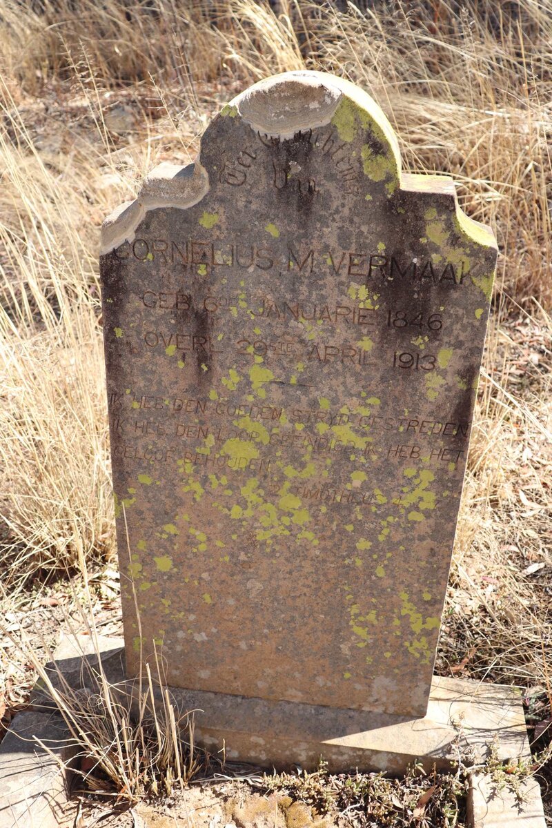 VERMAAK Cornelius M. 1846-1913