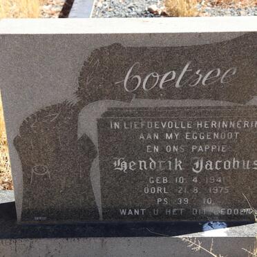 COETZEE Hendrik Jacobus 1941-1975