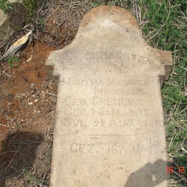 HEIJMANS Martha Magdalena nee GREIJLING 1833-1921