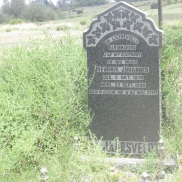 JAARSVELDT Hendrik Johannes, van 1876-1948