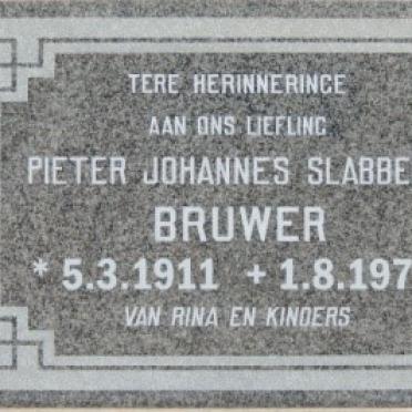 BRUWER Pieter Johannes Slabbert 1911-1977
