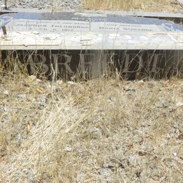 BREEDT Jacobus Theodorus 1915-1981 &amp; Maria Susanna 1917-2007