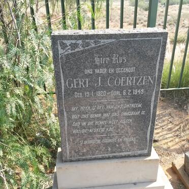COERTZEN Gert J. 1920-1949