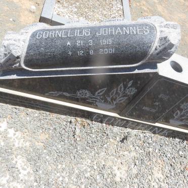 COMBRINK Cornelius Johannes 1919-2001 &amp; Rosella Elizabeth VORSTER 1908-1987 