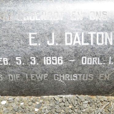 DALTON E.J. 1896-1965