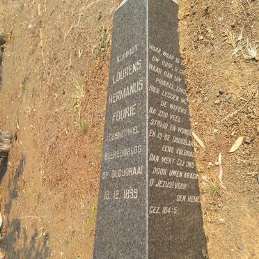 FOURIE Lourens Hermanus -1899