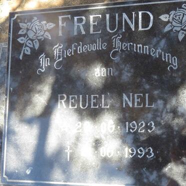 FREUND Reuel Nel 1923-1993