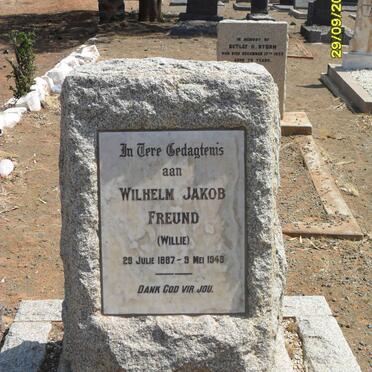 FREUND Wilhelm Jakob 1887-1949