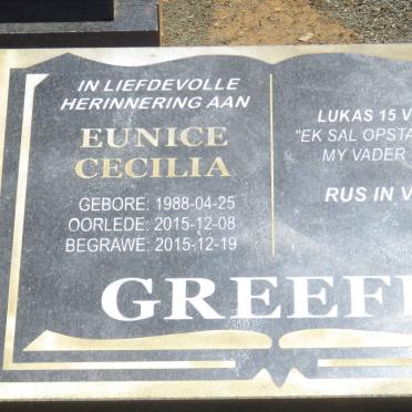 GREEFF Eunice Cecilia 1988-2015