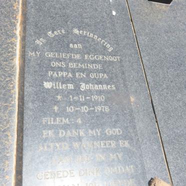 GOUWS Willem Johannes 1910-1978 &amp; Heila Levina 1912-1997