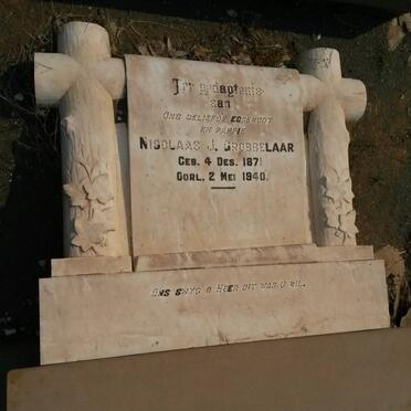 GROBBELAAR Nicolaas J. 1871-1940