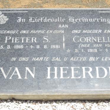 HEERDEN Pieter S., van 1916-1981 &amp; Cornelia G. VAN VUUREN 1919-2004
