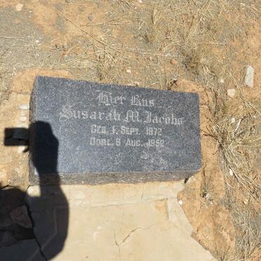 JACOBS Susarah M. 1872-1952