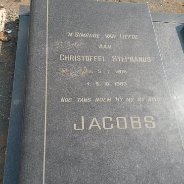 JACOBS Christoffel Stephanus 1915-1983 &amp; Maria Elizabeth VAN NIEKERK 1913-1978