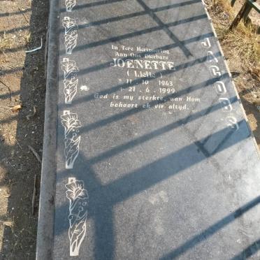JACOBS Joenette 1943-1999