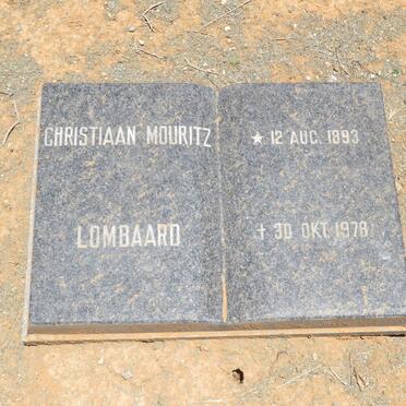 LOMBAARD Christiaan Mouritz 1893-1978