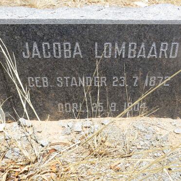LOMBAARD Jacoba nee STANDER 1872-1904