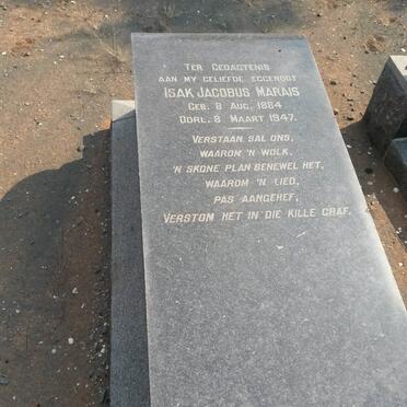 MARAIS Isak Jacobus 1884-1947