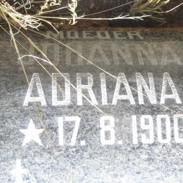 OOSTHUIZEN Johannes Jacobus 1894-1969 &amp; Johanna Adriana 1900-