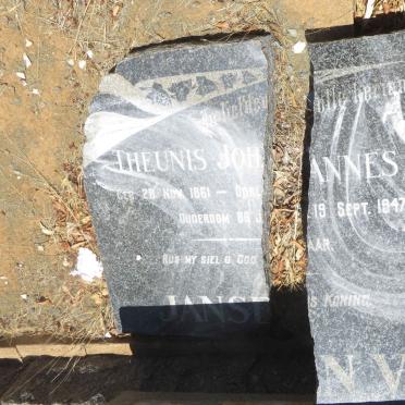 RENSBURG Theunis Johannes, Jansen van 1861-1947 &amp; Frederika Sarelina NEL 1871-1949