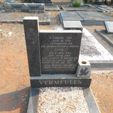 VERMEULEN Fanie 1949-1957