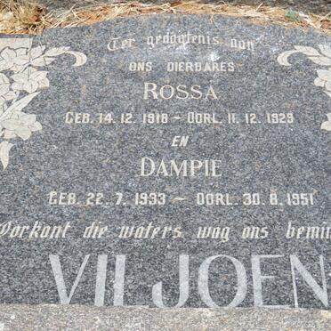 VILJOEN Rossa 1918-1929 :: VILJOEN Dampie 1933-1951