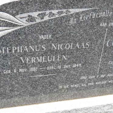 VERMEULEN Stephanus Nicolaas 1882-1944 &amp; Cornelia Maria DU TOIT 1896-1979