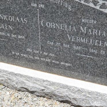 VERMEULEN Stephanus Nicolaas 1882-1944 &amp; Cornelia Maria DU TOIT 1896-1979 