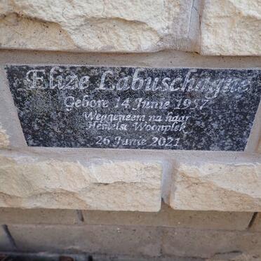 LABUSCHAGNE Elize 1957-2021