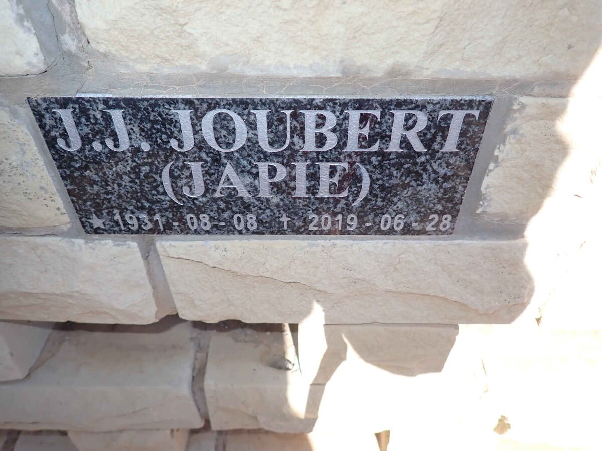 JOUBERT J.J. 1931-2019