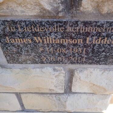 LIDDERD James Williamson 1931-2014