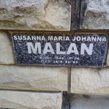MALAN Susanna Maria Johanna 1944-2010