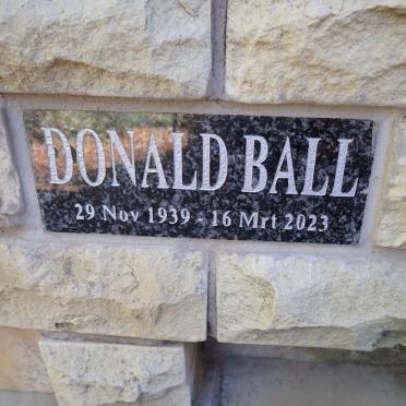 BALL Donald 1939-2023