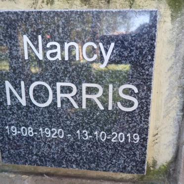 NORRIS Nancy 1920-2019