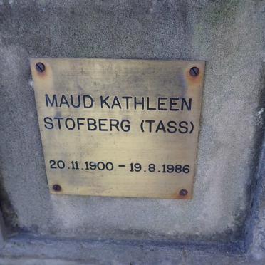 STOFBERG Maud Kathleen 1900-1986