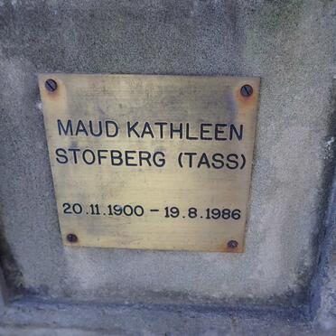 STOFBERG Maud Kathleen 1900-1986