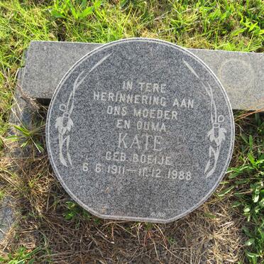 ? Kate nee BOEIJE 1911-1988